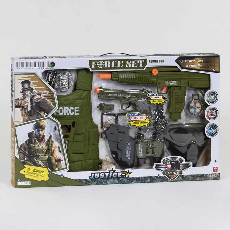 

Детский игрушечный военный набор (34280) со звуковыми эффектами