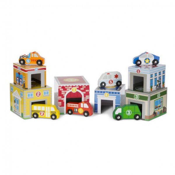 

Набор блоков кубов Здания и транспорт Melissa&Doug MD13576