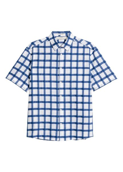 

Рубашка H&M XS Синяя (1082-670)