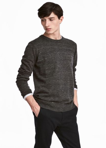

Свитер H&M S серый (1099-386)