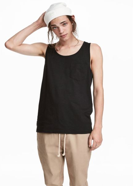 

Майка H&M L Черная (1099-574)