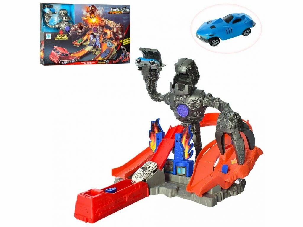

Автотрек Kids 9988-2 Гоночный автотрек «Битва с роботом»