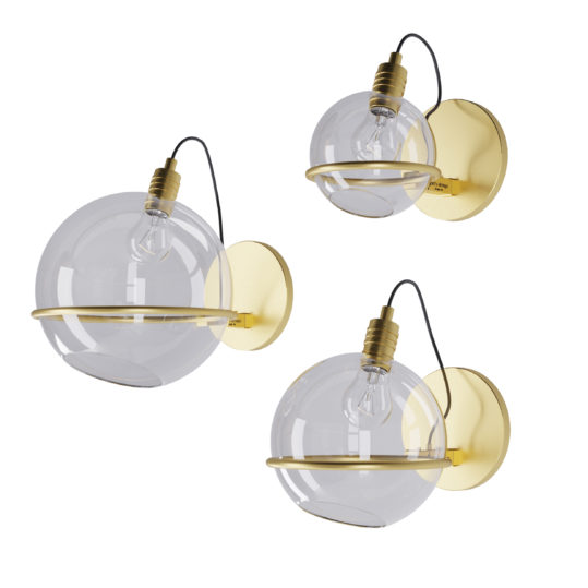 

Настінне бра Pikart Spacelights 20 cm Gold арт. 20925.3 (20925-3 - 282191)