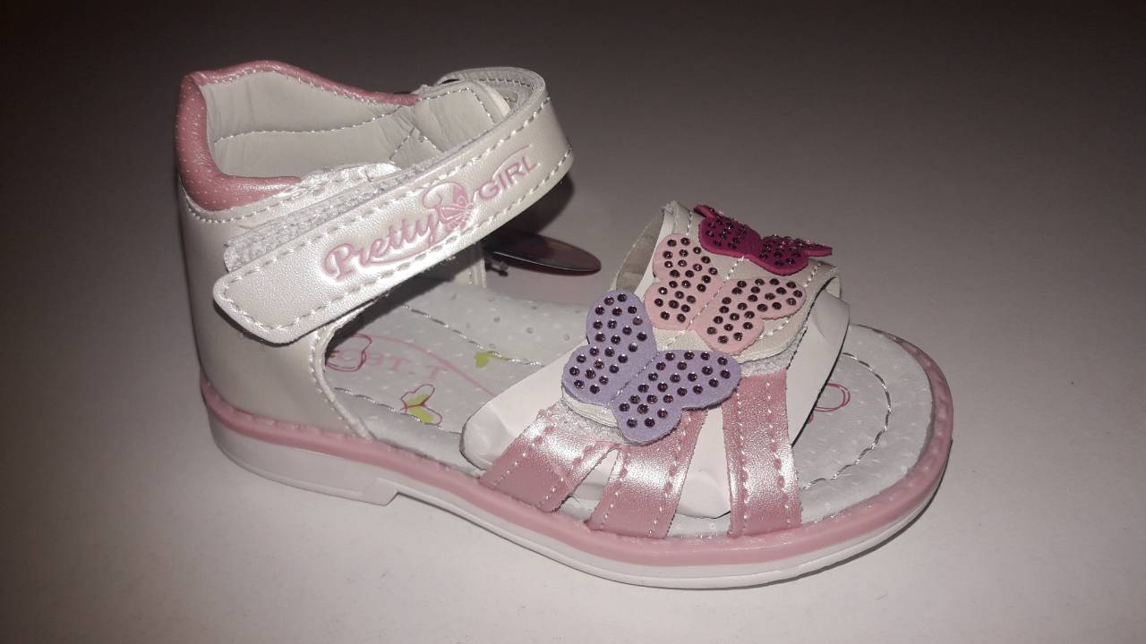 

Босоножки СВТ.Т А1829-2 27(р) 16см белые