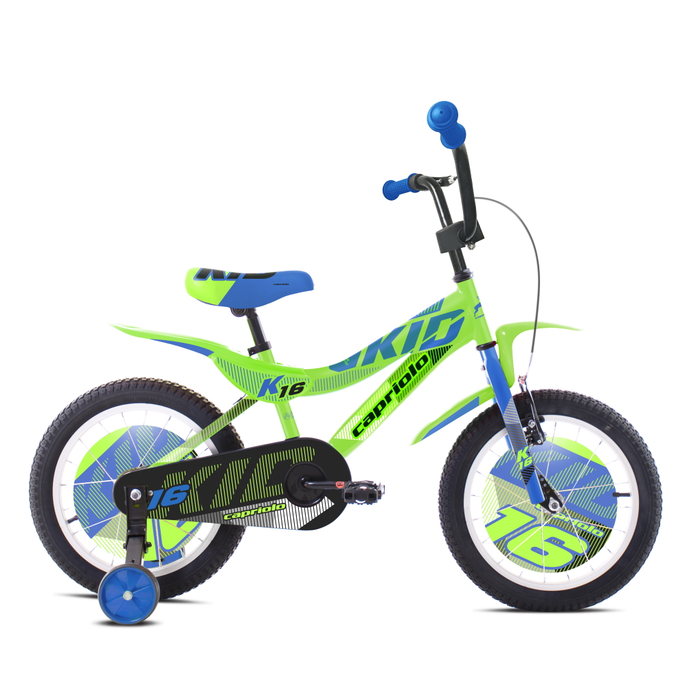 

Дитячий велосипед Capriolo Kid 16” – 2021 - зелений