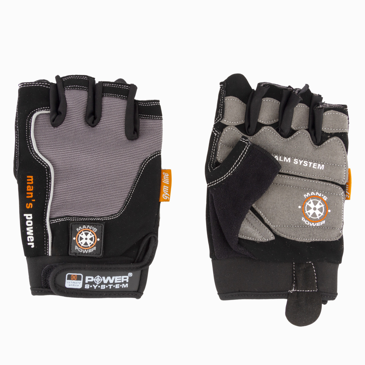 

Перчатки для фитнеса и тяжелой атлетики Power System Man’s Power PS-2580 S Black/Grey