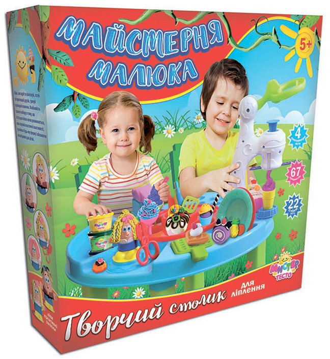 

Набор для креативного творчества Strateg Мистер тесто - творческий столик (71406)