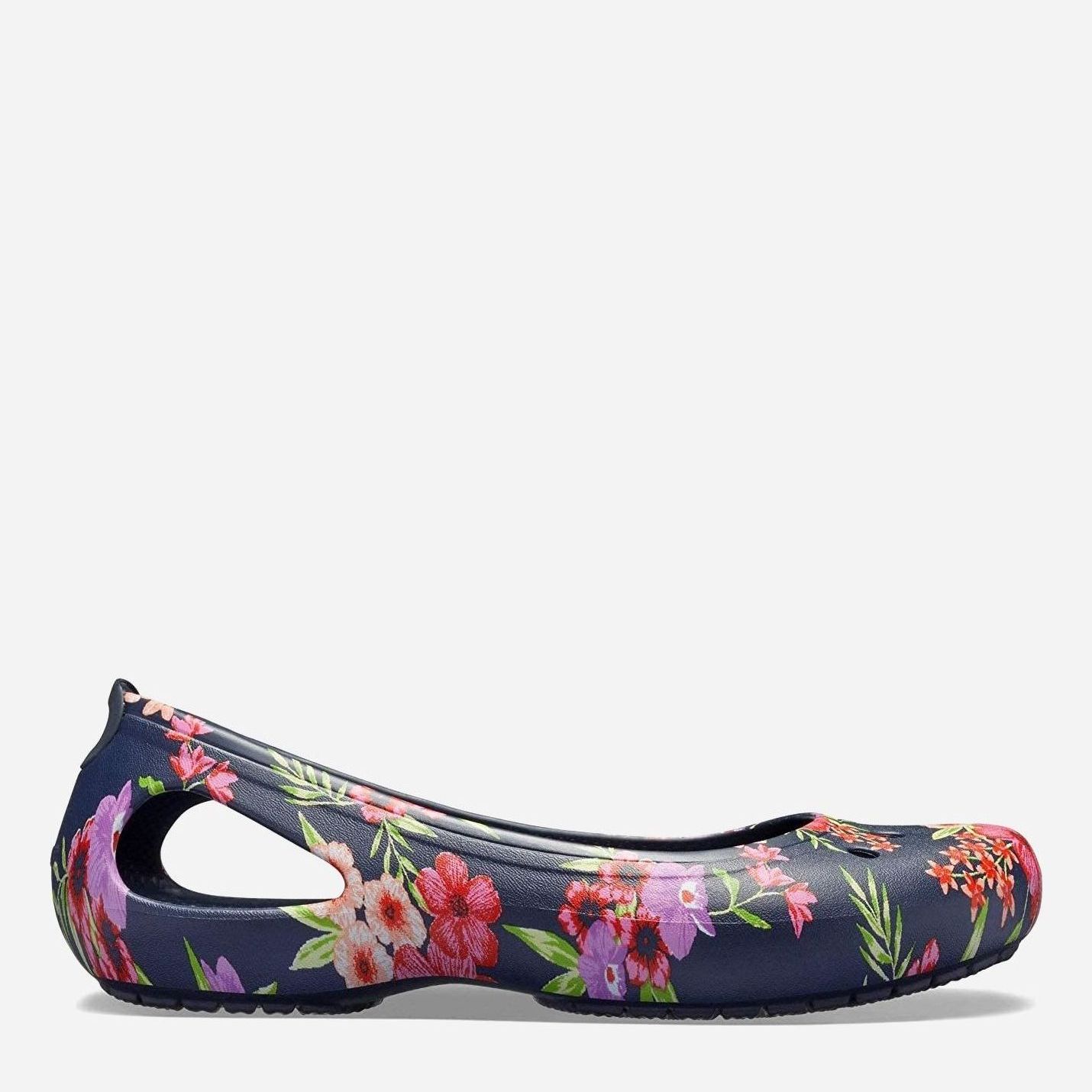 

Балетки Crocs Kadee Printed Flat W Tpf/Nvy 205862-96N 34-35 (W5) Разноцветные