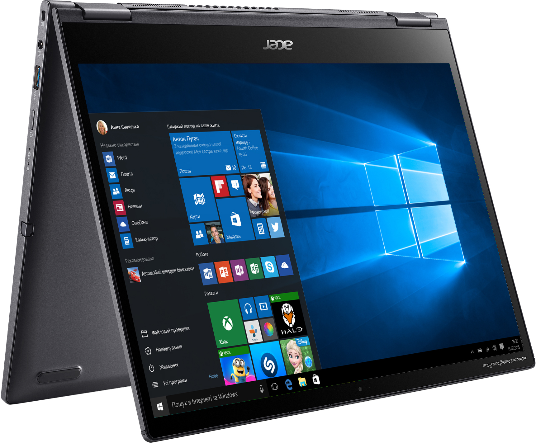 

Ноутбук Acer Spin 5 SP513-55N-7328 (NX.A5PEU.00E) Steel Gray