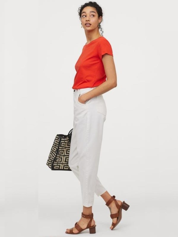 

Футболка H& 060610776_red М Морковная, Футболка H&M 060610776_red М Морковная