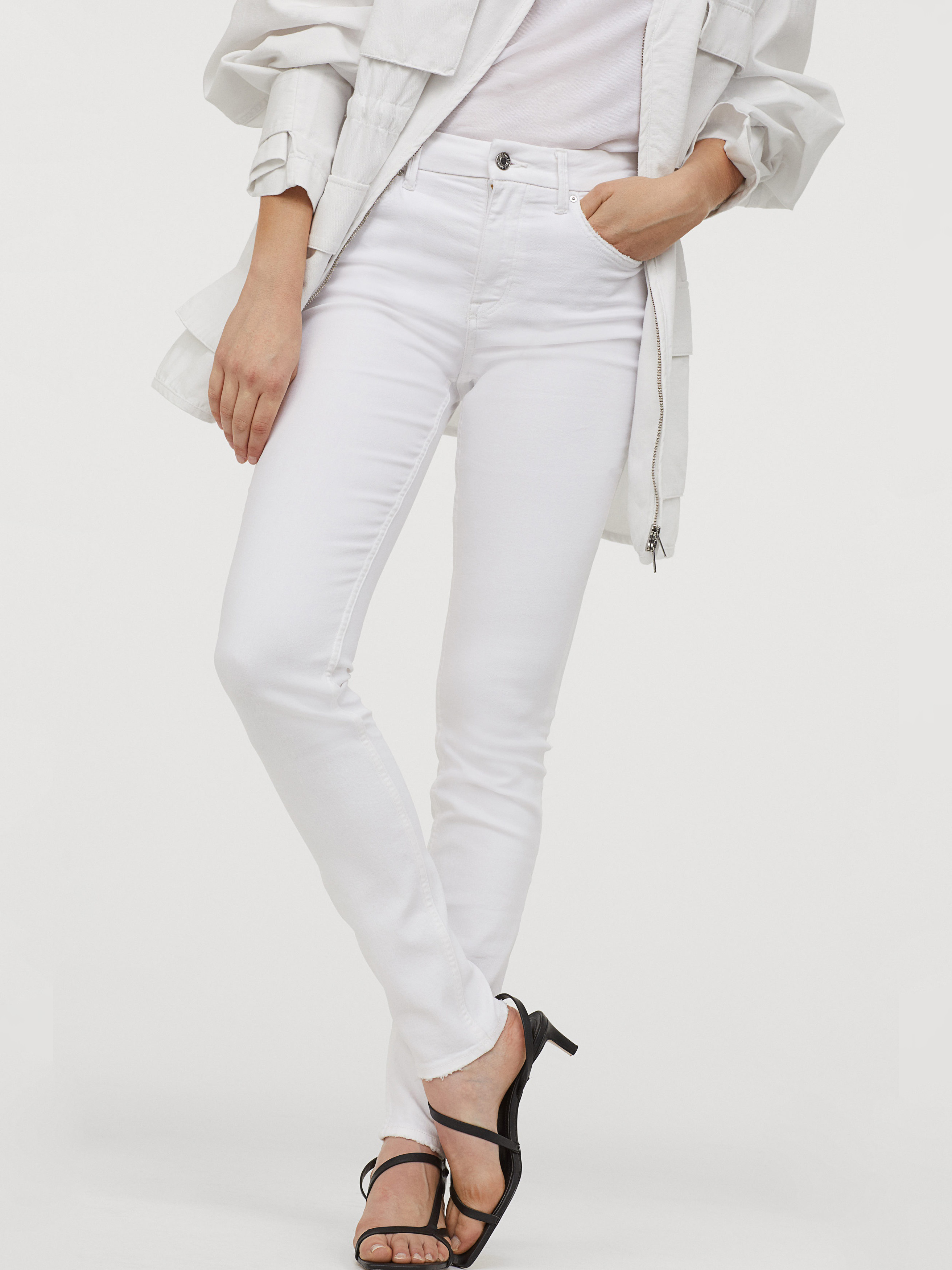 

Джинсы H&M 060519583  Белые, Джинсы H&M 060519583 31-32 Белые