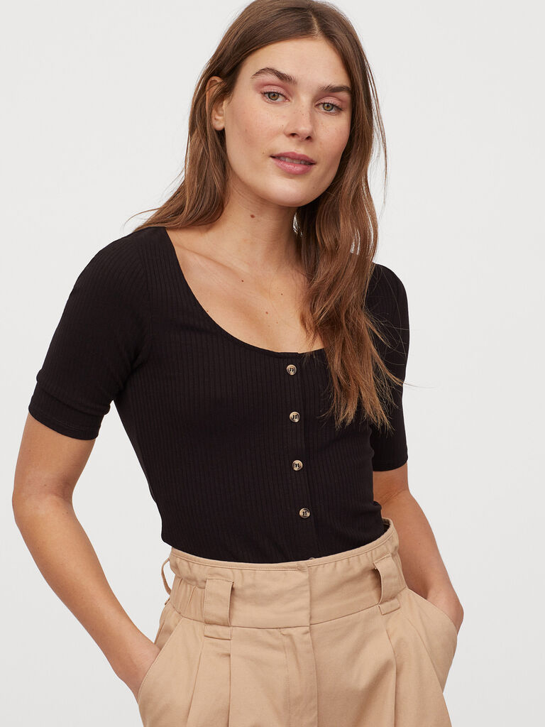 

Футболка H&M 060832359 M Черная