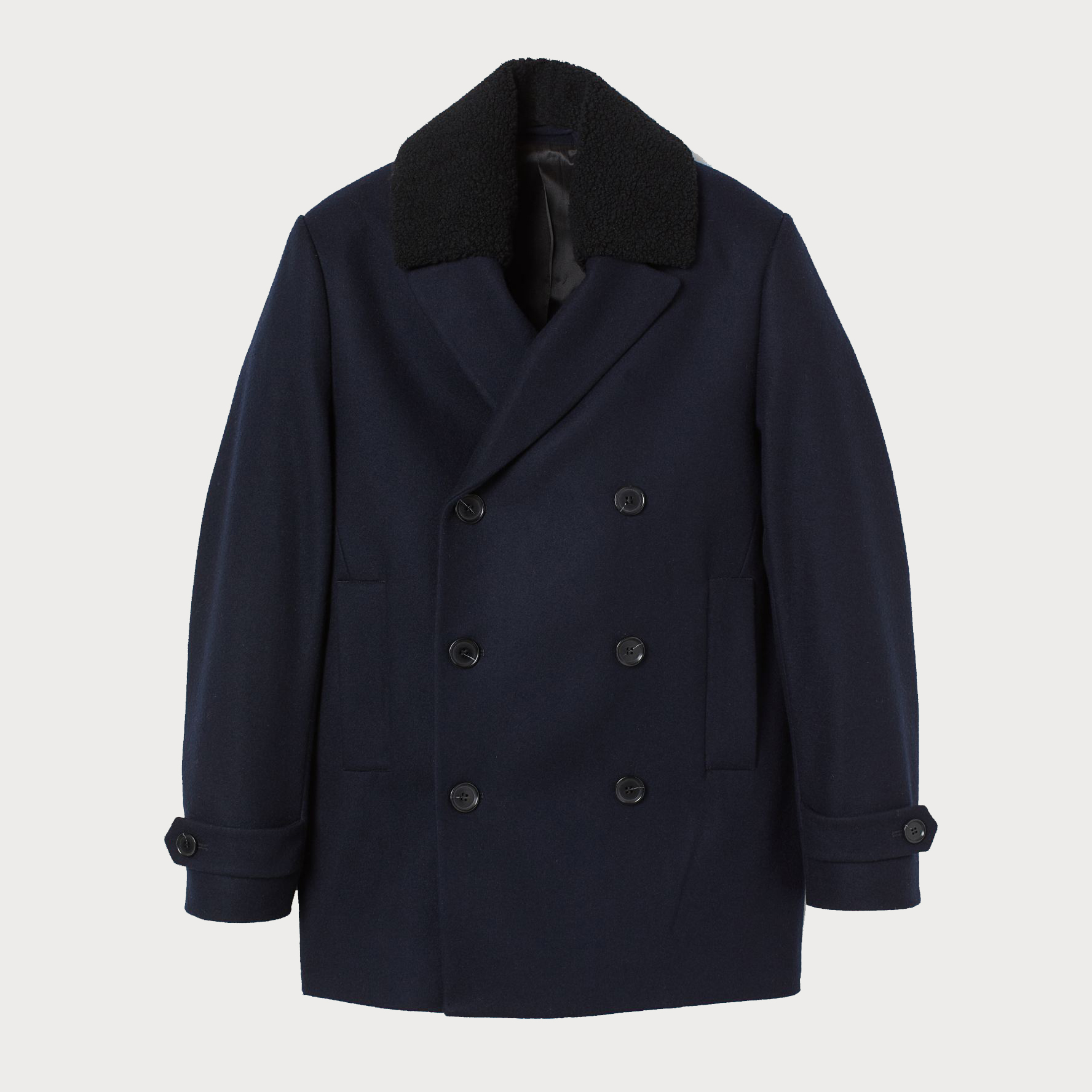 

Пальто H&M 20601171_тсиний 52 Темно-синее