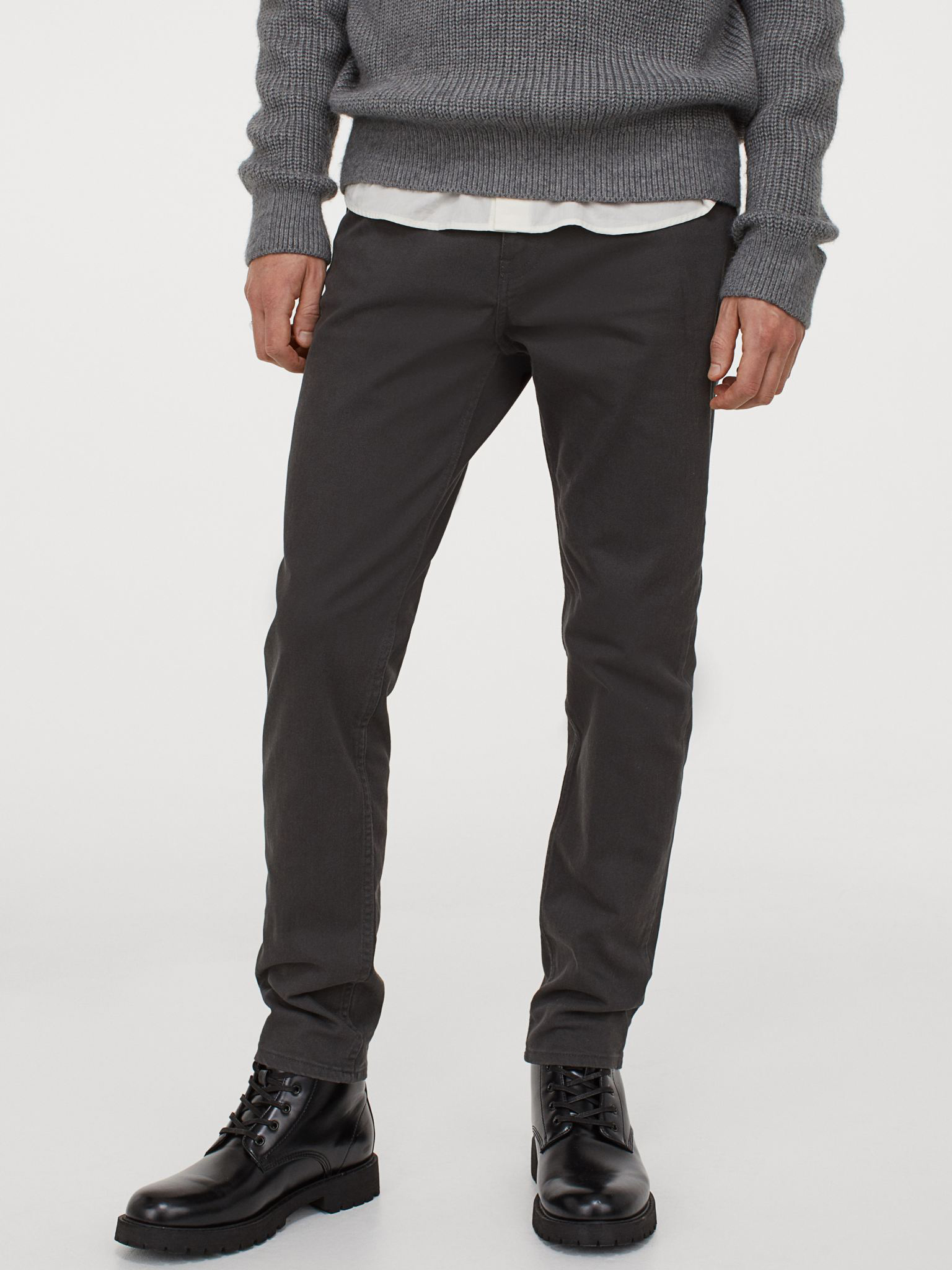 

Джинсы H&M 86658319_тсерый 31 Темно-серые