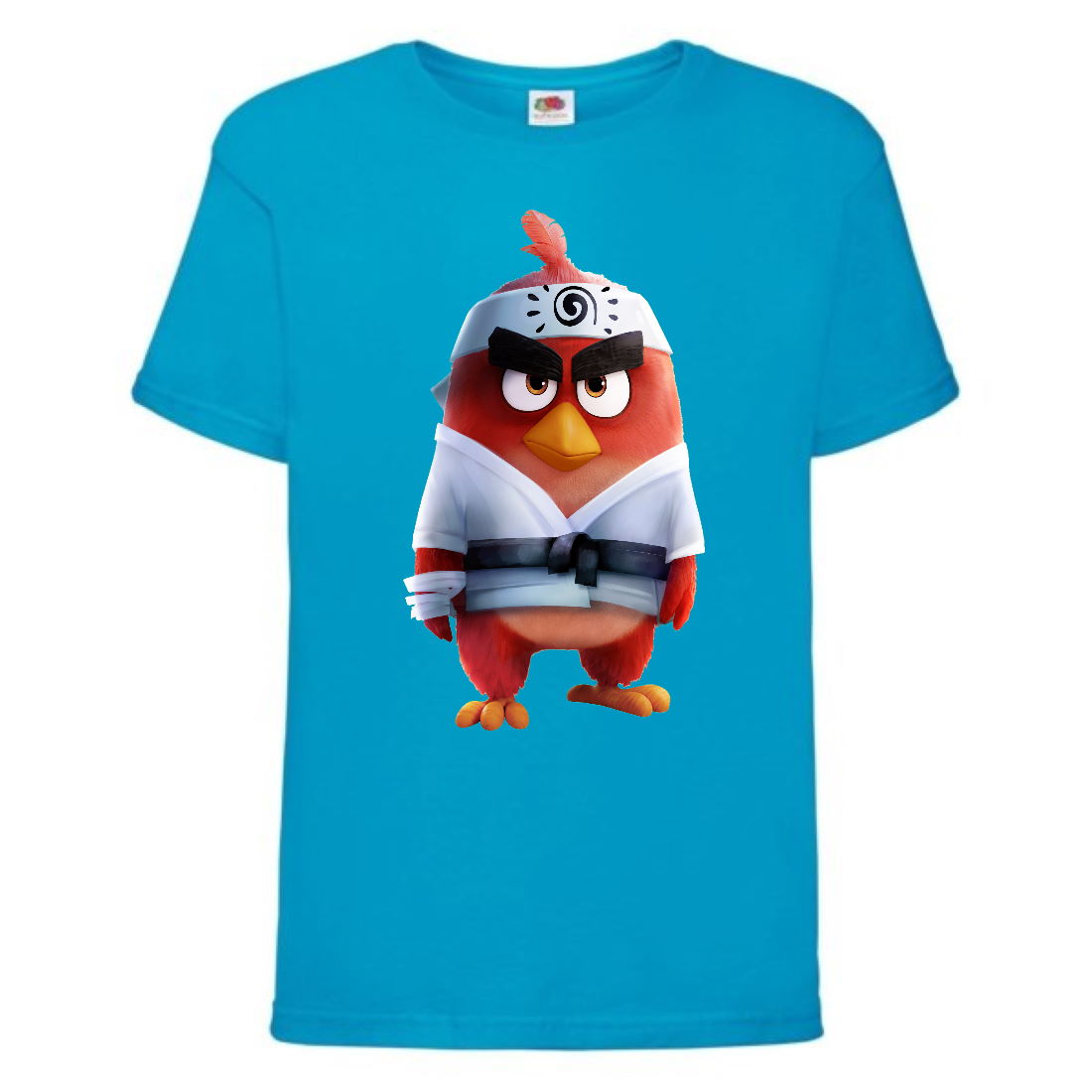 

Футболка детская Энгри Бердс (Angry Birds) голубая (AB-karate-blue) 116 см