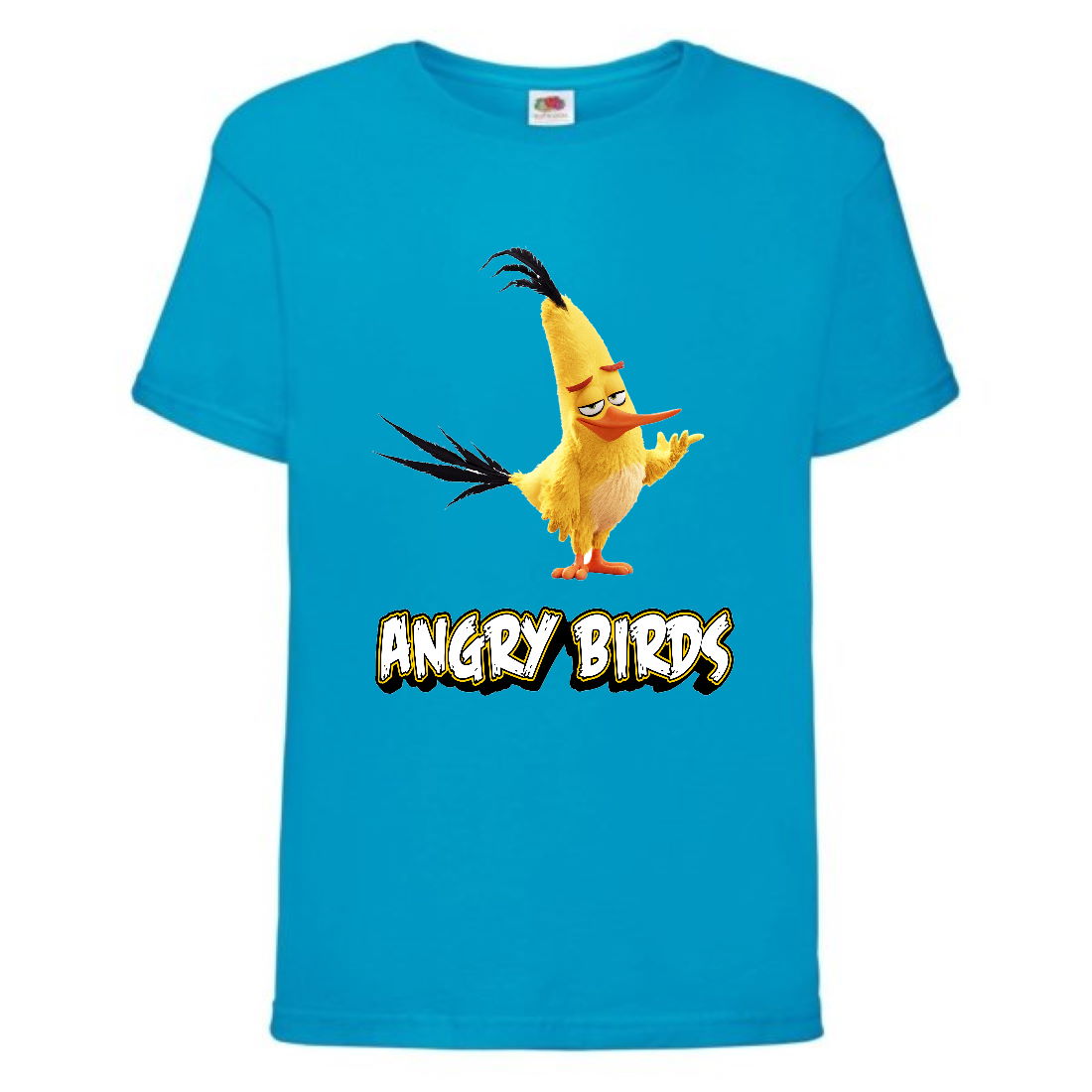

Футболка детская Энгри Бердс (Angry Birds) голубая (AB-chak-blue) 152 см