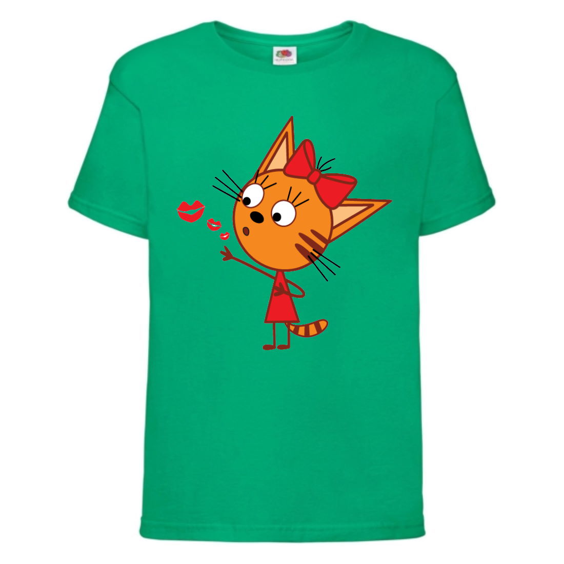 

Футболка детская Три Кота 5 (Three Cats 5 TC grn 5) зеленая 104 см