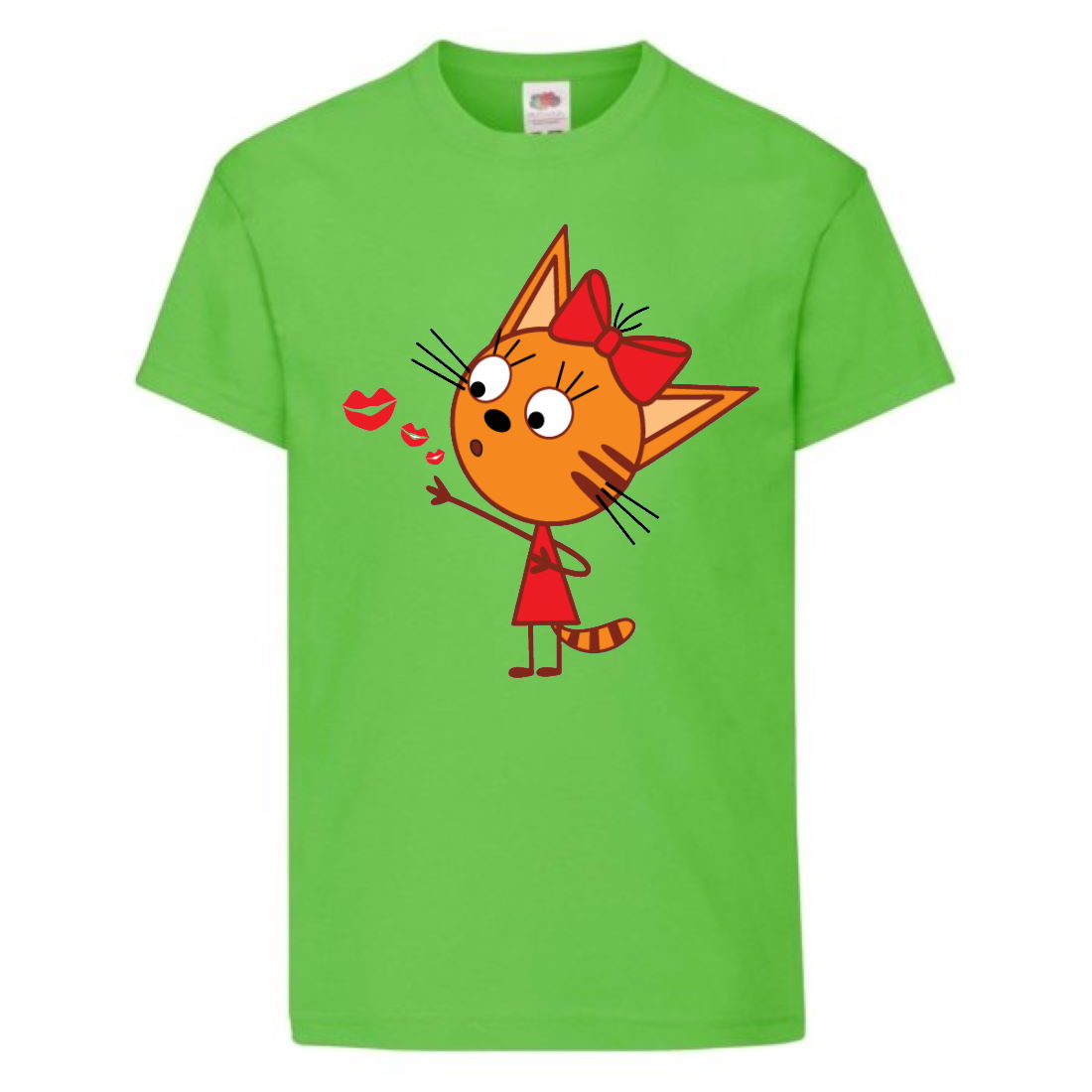 

Футболка детская Три Кота 5 (Three Cats 5 TC lgrn 5) светлозеленая 104 см
