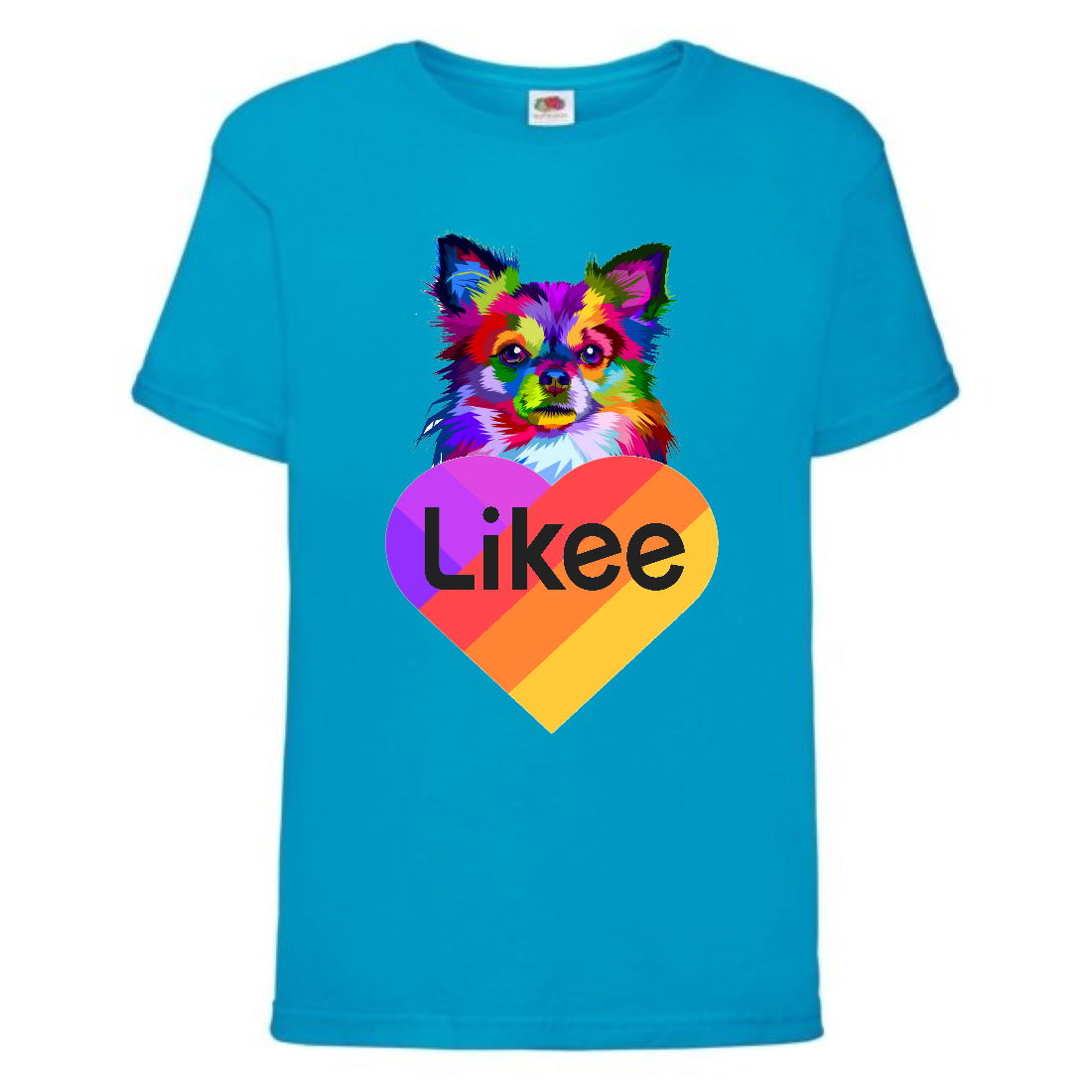 

Футболка Лайк Likee голубая 6 (Lblue-d5) 128 см