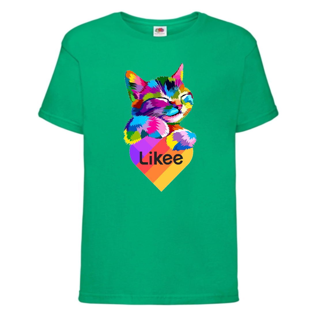 

Футболка Лайк Likee зеленая (Lgreen-cat2) 128 см