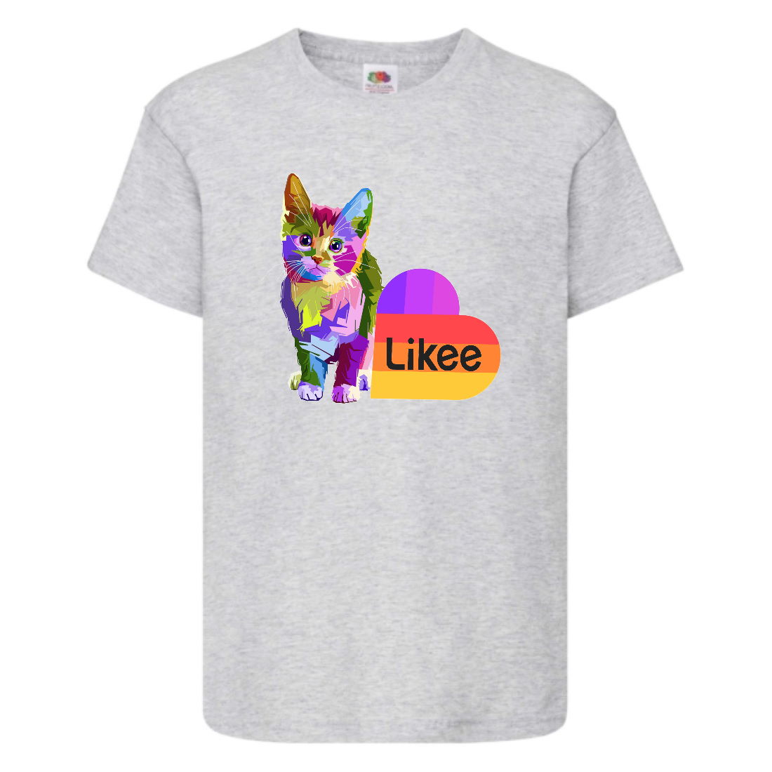

Футболка Лайк Likee светло серая (Lgrey-cat1) 164 см