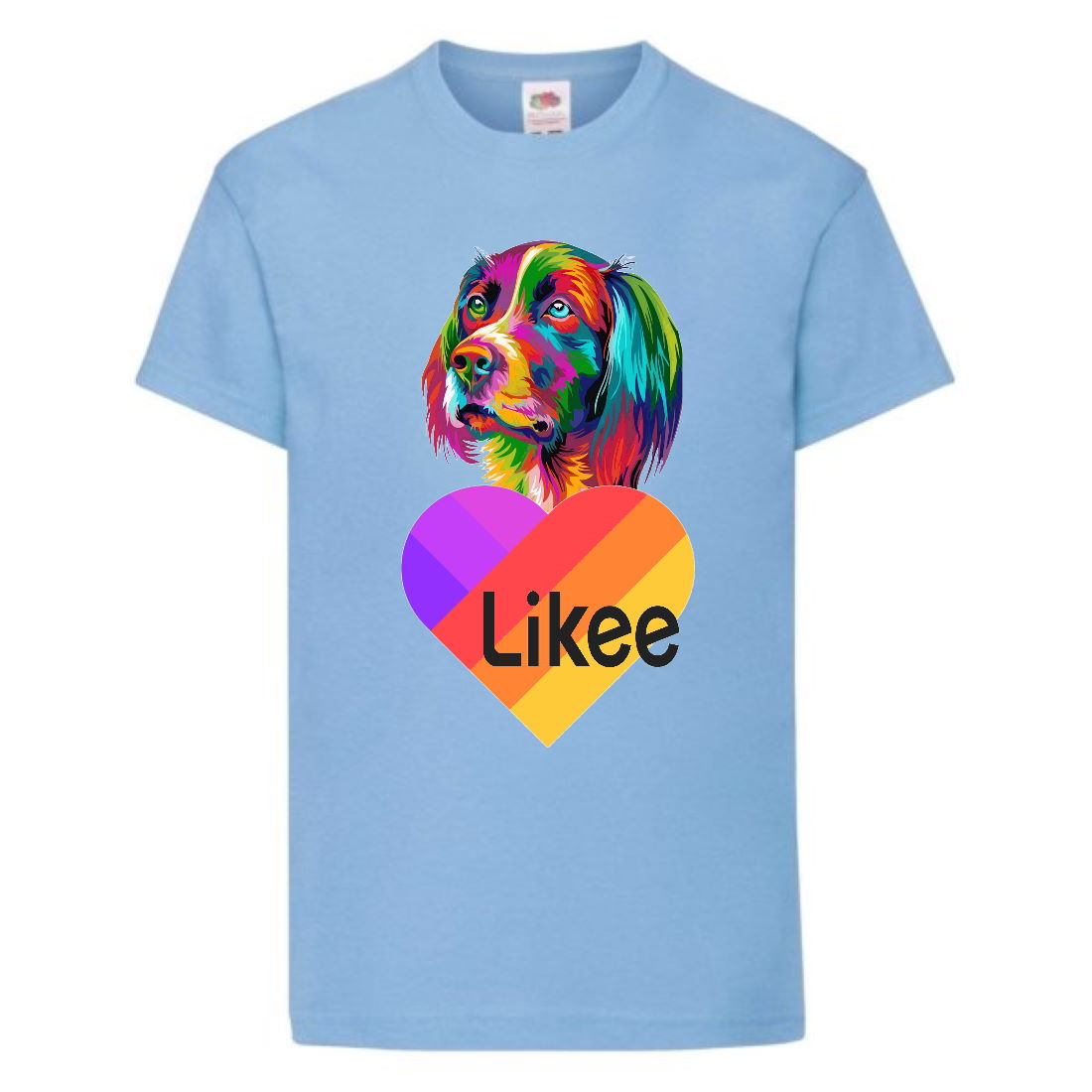 

Футболка Лайк Likee светло голубая 7 (Lwh-d6) 128 см