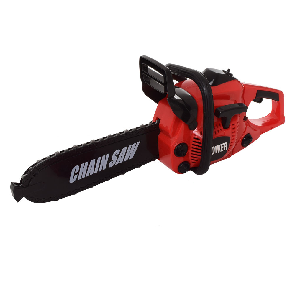 

Детская игрушечная бензопила Cayee Power Saw на батарейках со ЗВУКОМ 192E1 красный