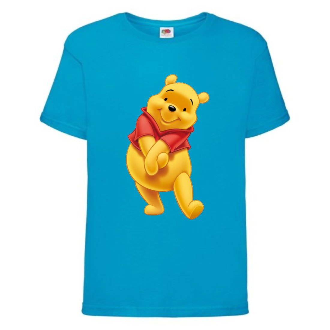 

Футболка детская Винни Пух 016 (Winnie Pooh) синяя (WIP blu 016) 98 см