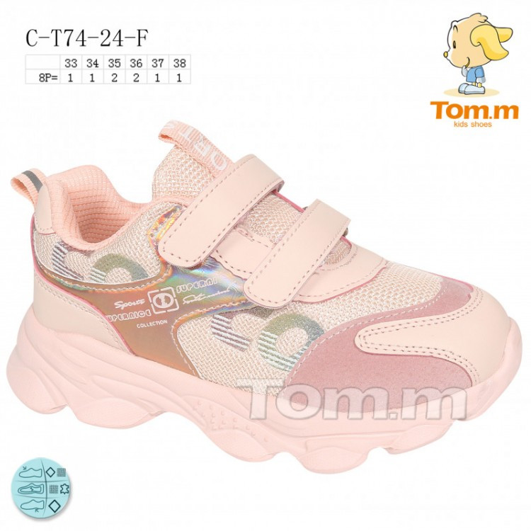 

Кроссовки для девочки Tom.m C-T74-24-F 34