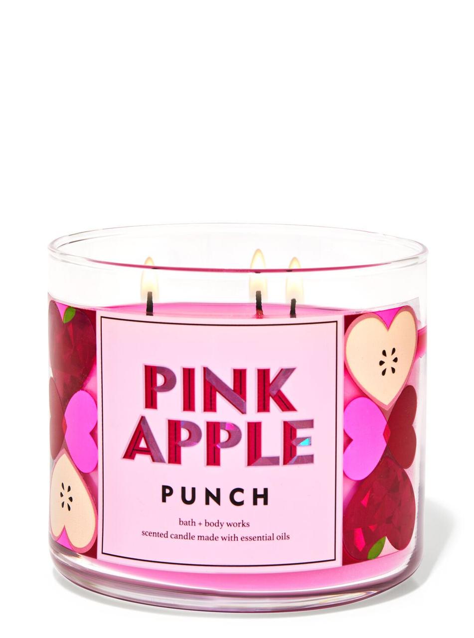 

Свеча ароматическая трехфитильная Bath and Body Works Pink Apple Punch 411 г