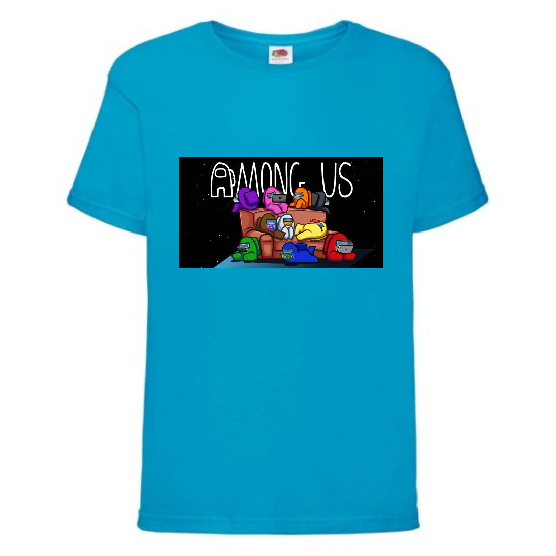 

Футболка детская Амонг АС (Among US) голубая (among-us-002-blue) 164 см