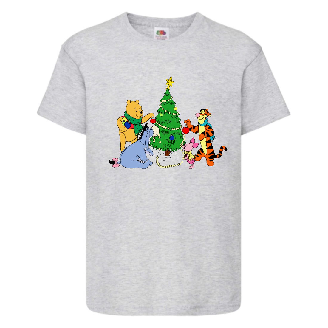 

Футболка детская Винни Пух 002 (Winnie Pooh) серая (WIP gr 002) 104 см