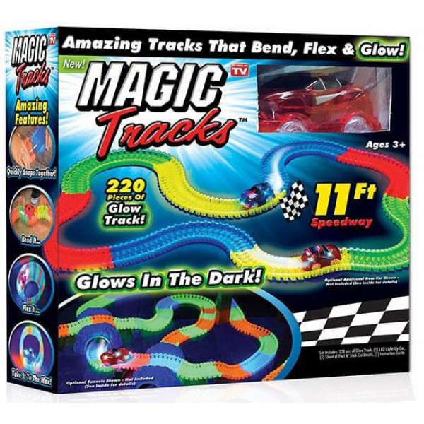 

Детский гоночный Меджик Трек MAGIC TRACK на 220 деталей