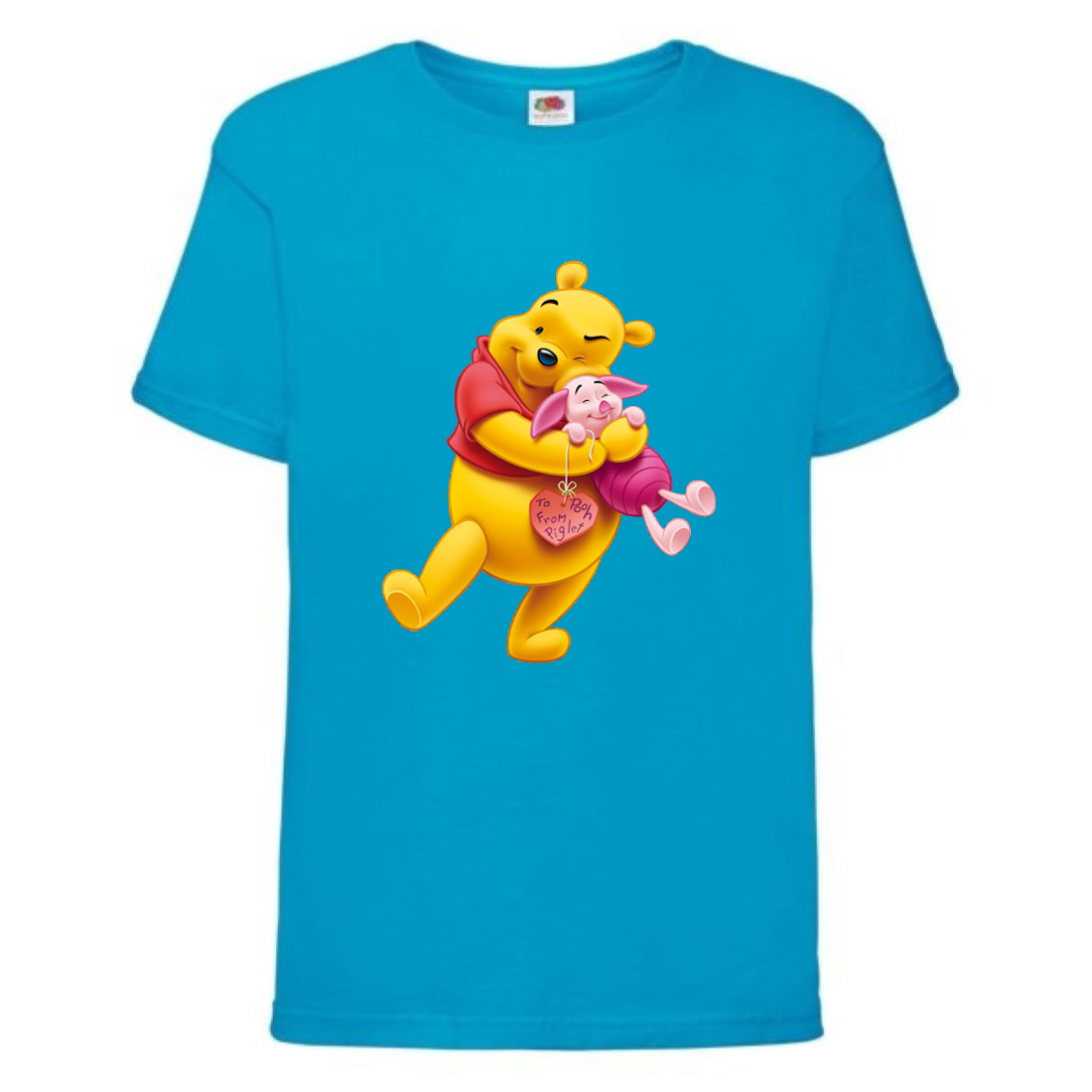 

Футболка детская Винни Пух 011 (Winnie Pooh) синяя (WIP blu 011) 98 см