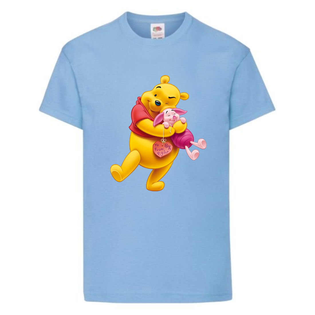 

Футболка детская Винни Пух 011 (Winnie Pooh) голубая (WIP lbl 011) 104 см