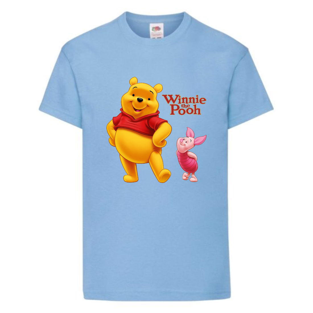 

Футболка детская Винни Пух 019 (Winnie Pooh) голубая (WIP lbl 019) 128 см