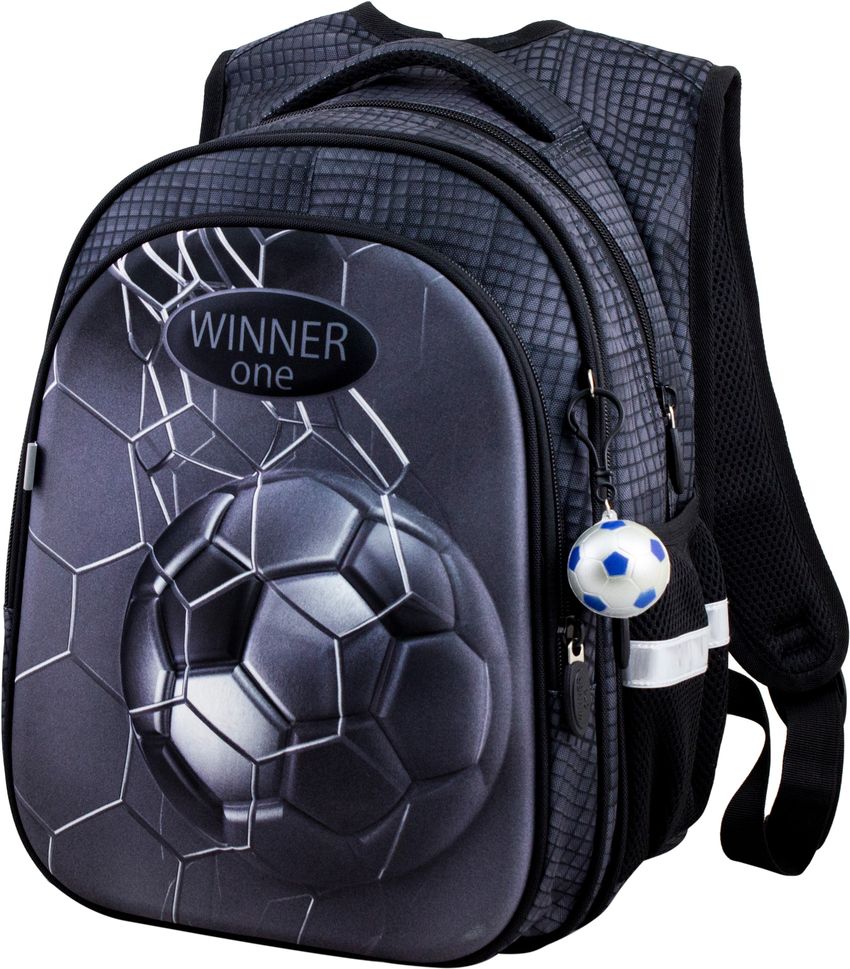 

Рюкзак школьный Winner Stile R1-007 для мальчиков черный