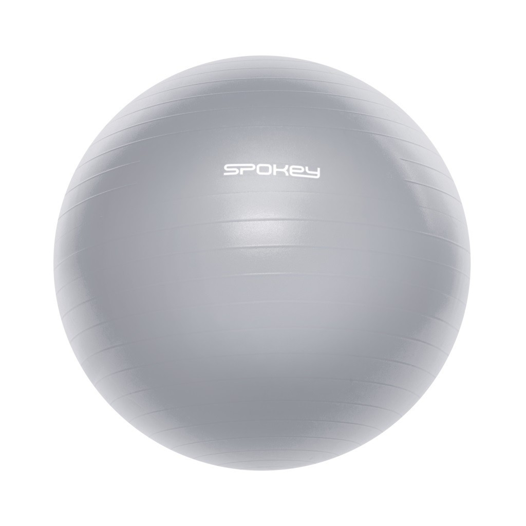 

Мяч для фитнеса Фитбол с насосом Spokey Fitball lIl 75 см Серый (921022)