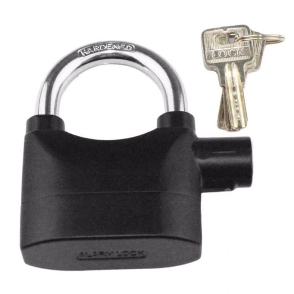 

Навесной замок Ootdty APR14 с сигнализацией и сиреной 110 дБ, влагозащитный, Black (eg-100164)