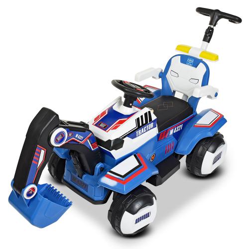 

Дитячий електромобіль Трактор M 4321LR-4-1 синьо-білий