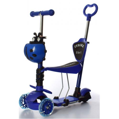 

Самокат детский JR 3-077-DBL MAXI, синий