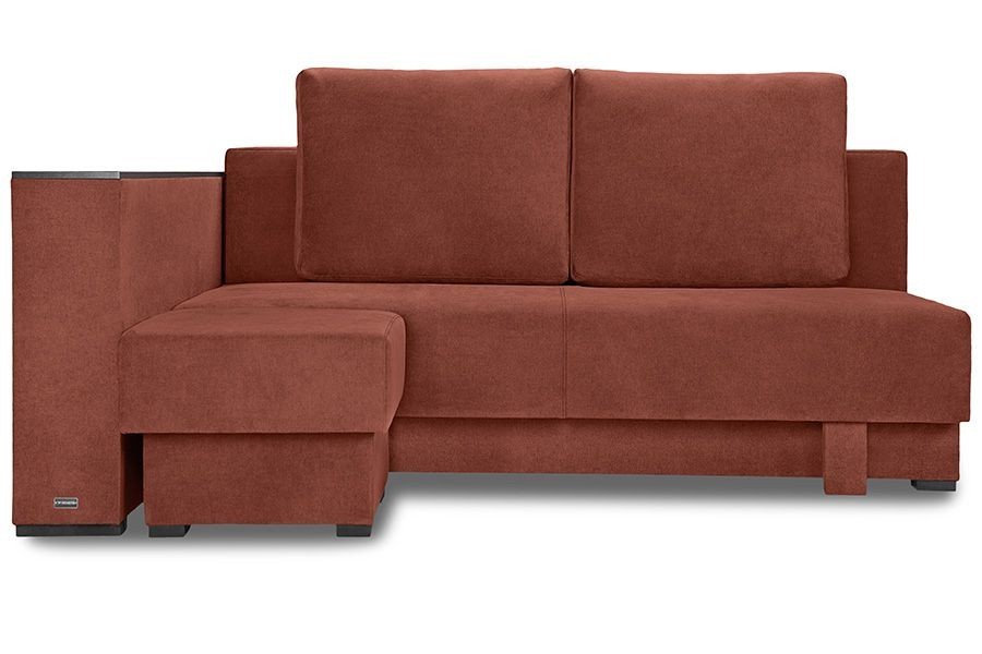 

Ортопедический угловой диван Венето «Ричард» (Miss 18) Красный