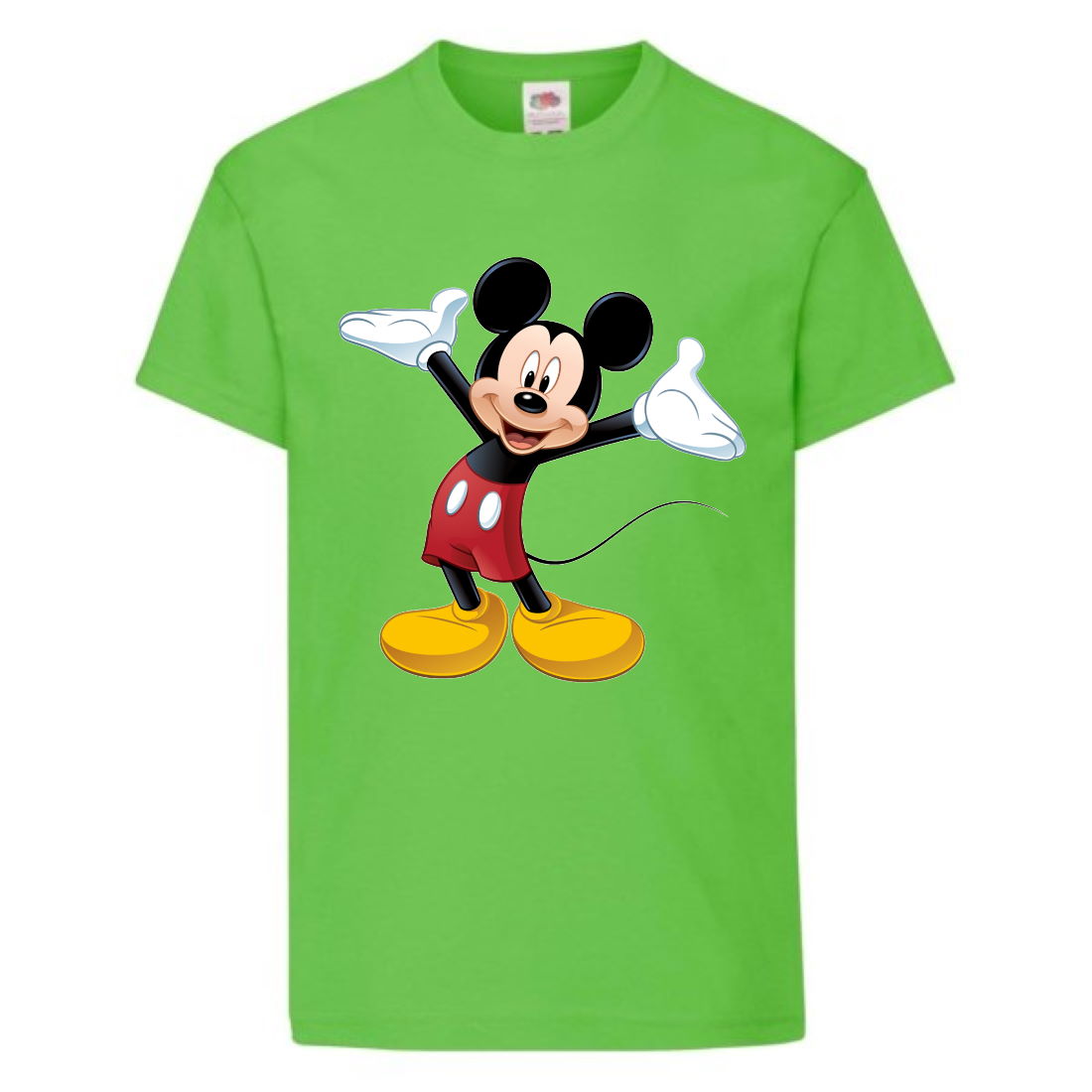 

Футболка детская Микки Маус 009 (Mickey Mouse) светлозеленая (MMS lgrn 009) 152 см
