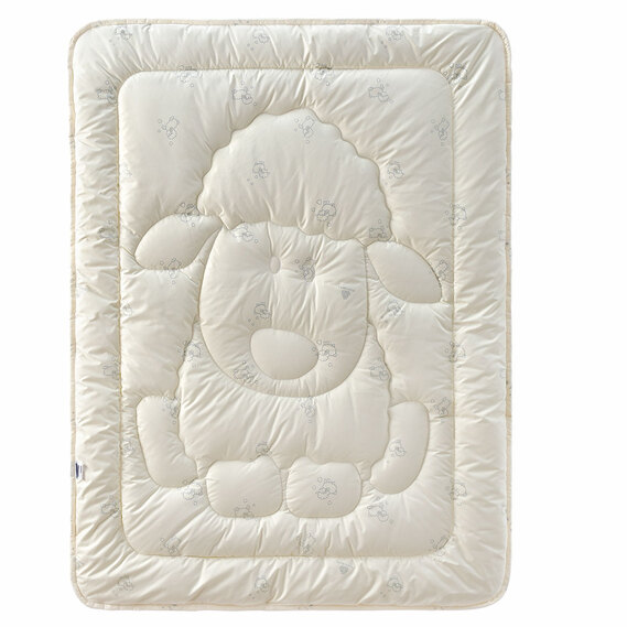 

Одеяло Ideia Wool Classic детское 100*135 см микрофибра/шерстепон теплое арт.8000011679
