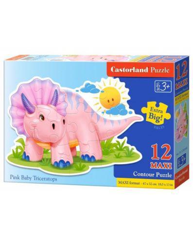 

Пазлы Castorland Трицератопс maxi, 12 элементов 048