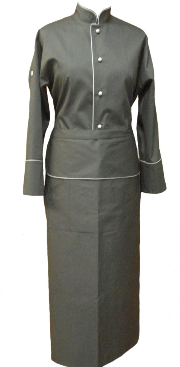 

Комплект повара серый с белым кантом (китель + фартук) Atteks - 00986 Предоплата от 100 грн до 200 грн (в зависимости от суммы заказа), 60