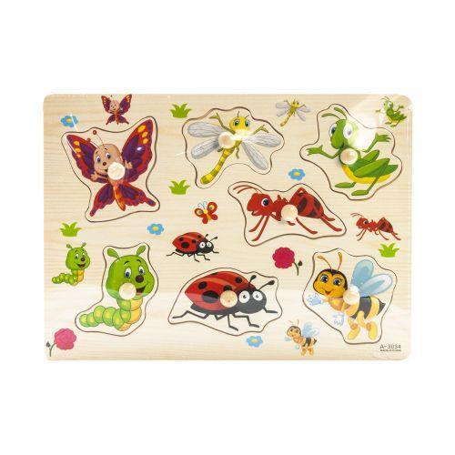 

Деревянная рамка-вкладыш Wood Насекомые C35960