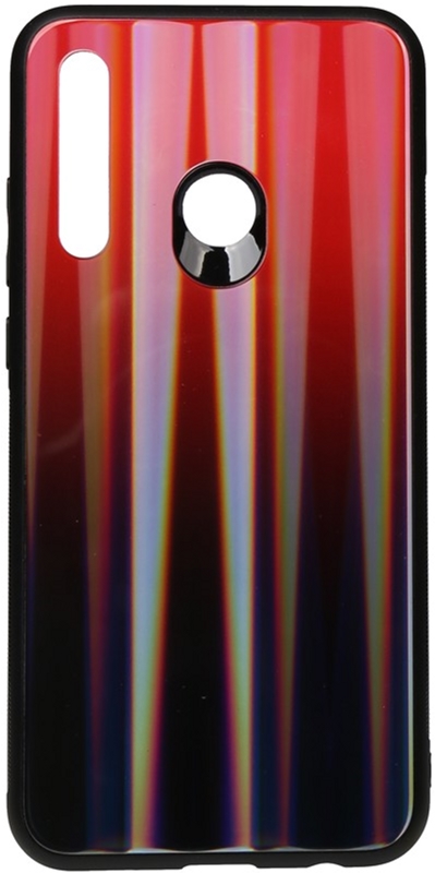 

Панель TOTO Aurora Print Glass Case для Huawei P Smart+ 2019 Red