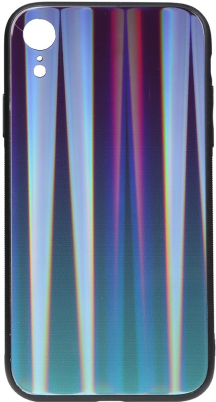 

Панель TOTO Aurora Print Glass Case для Apple iPhone Xr Blue