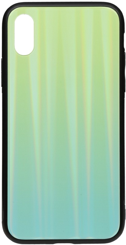 

Панель TOTO Aurora Print Glass Case для Apple iPhone Xs Max Green